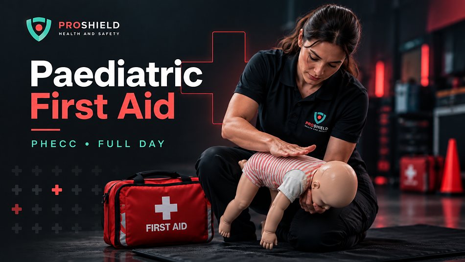 Paediatric First Aid training by Proshield